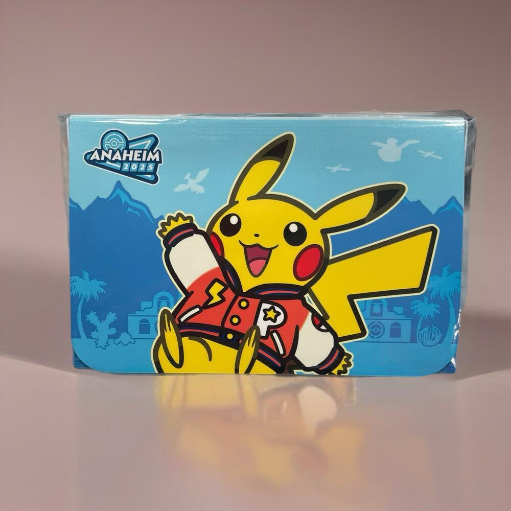 Pokemon 2025 world championships Anaheim Pikachu double deck box